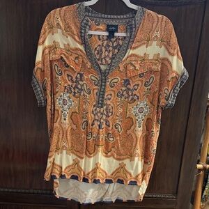 Daytrip Multicolor Paisley Blouse